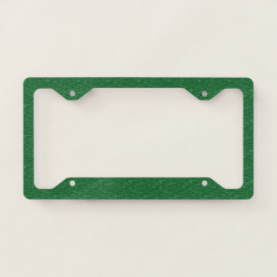 Dark Green License Plate Frame