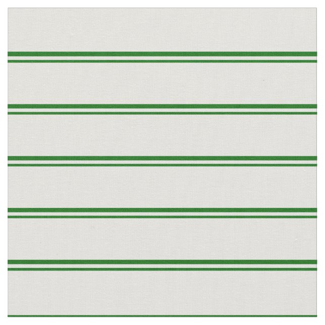 Dark Green & Light Cyan Striped/Lined Pattern Fabric (Close Up)