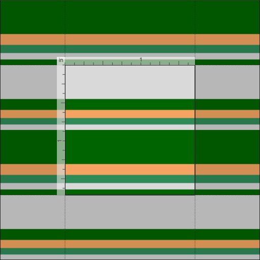 Dark Green, Light Grey, Sea Green & Brown Pattern Fabric