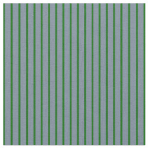 Dark Green & Light Slate Gray Pattern Fabric