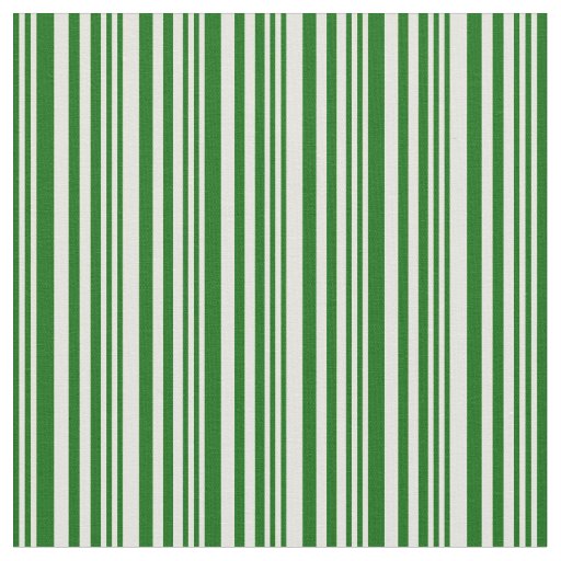 Dark Green & Light Yellow Stripes Pattern Fabric