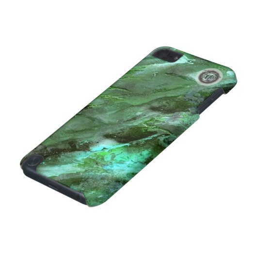 Dark Green Liquid camo iPod Touch 5g case (Bottom)