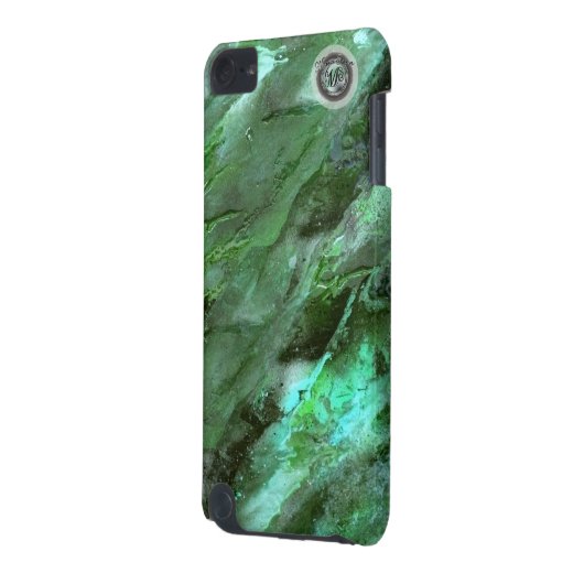Dark Green Liquid camo iPod Touch 5g case (Back Left)