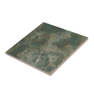 Dark Green Marble Ceramic Tile