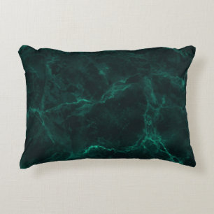 Dark green marble, seamless texture. accent pillow