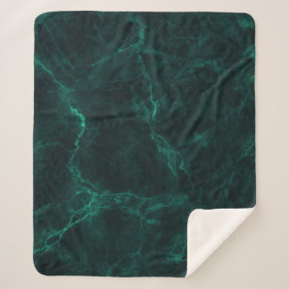 Dark green marble, seamless texture. sherpa blanket