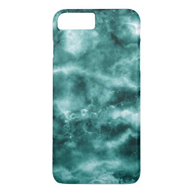 Dark Green Marble Texture Case-Mate iPhone Case (Back)