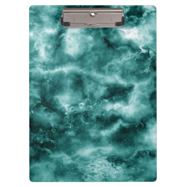 Dark Green Marble Texture Clipboard (Front)