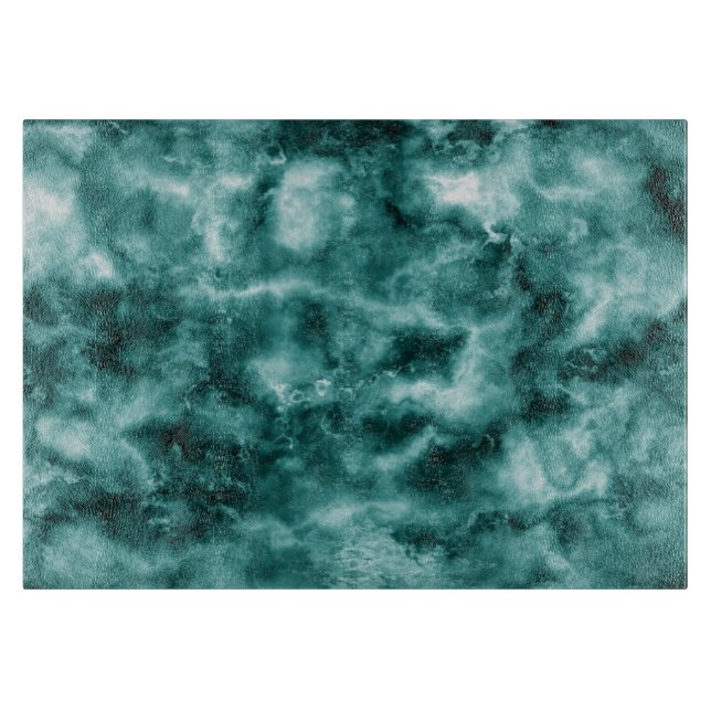 Dark Green Marble Texture Cutting Board (Front)