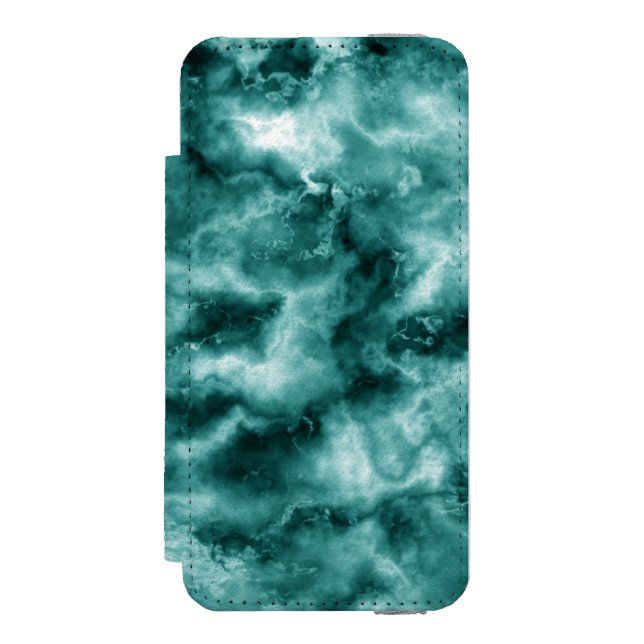 Dark Green Marble Texture Incipio iPhone Wallet Case (Folio Front)