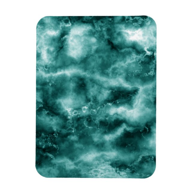 Dark Green Marble Texture Magnet (Vertical)