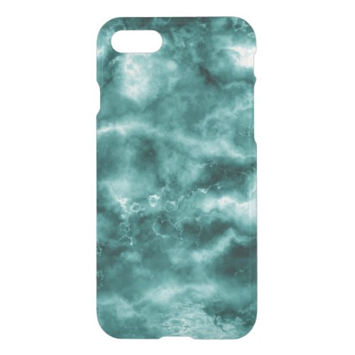 Dark Green Marble Texture iPhone SE87 Case