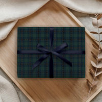 Dark Green Navy Blue Tartan Plaid Polo Equestrian