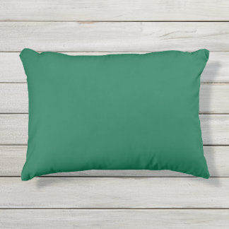 Dark Green Outdoor Pillow