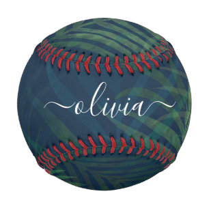 Dark Green Palm Leaves Baseball – Tropical Jungle 