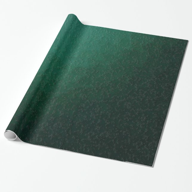 dark green pattern wrapping paper (Unrolled)