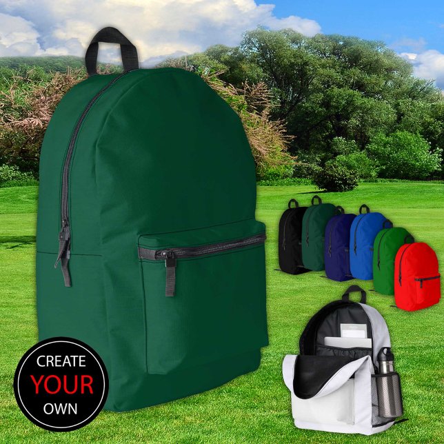 Dark Green Pine Tree Backpack, Bag / Customize (Creator Uploaded)