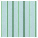 [ Thumbnail: Dark Green & Powder Blue Colored Stripes Fabric ]
