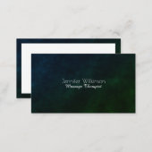 Dark green shade natural stone look business card (Front/Back)