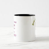 Dark Green Sheriff Girl Two-Tone Coffee Mug (Center)