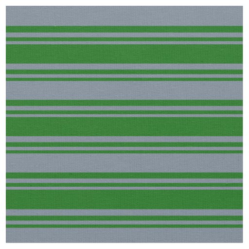 Dark Green & Slate Gray Colored Pattern Fabric