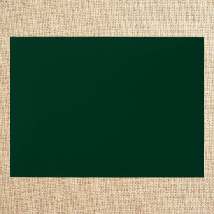Dark Green Solid Color Envelope