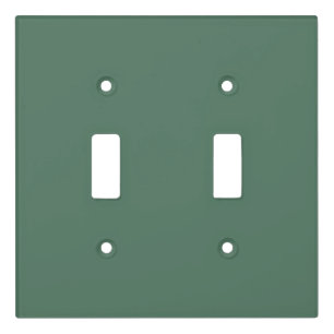Dark Green solid color Light Switch Cover