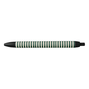 Dark Green Stripes Pen