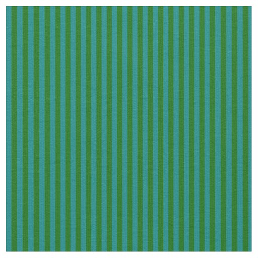 Dark Green & Teal Lines Fabric