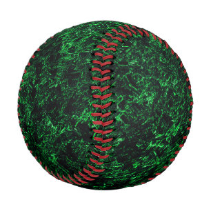 Dark green texture, destroyed or corroded sponge baseball