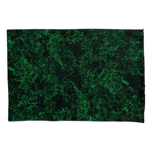 Dark green texture destroyed or corroded sponge pillow case