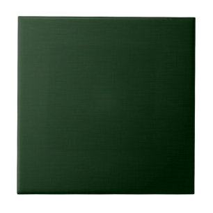 Dark green textured ceramic tile