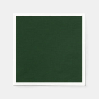 Dark green textured napkins
