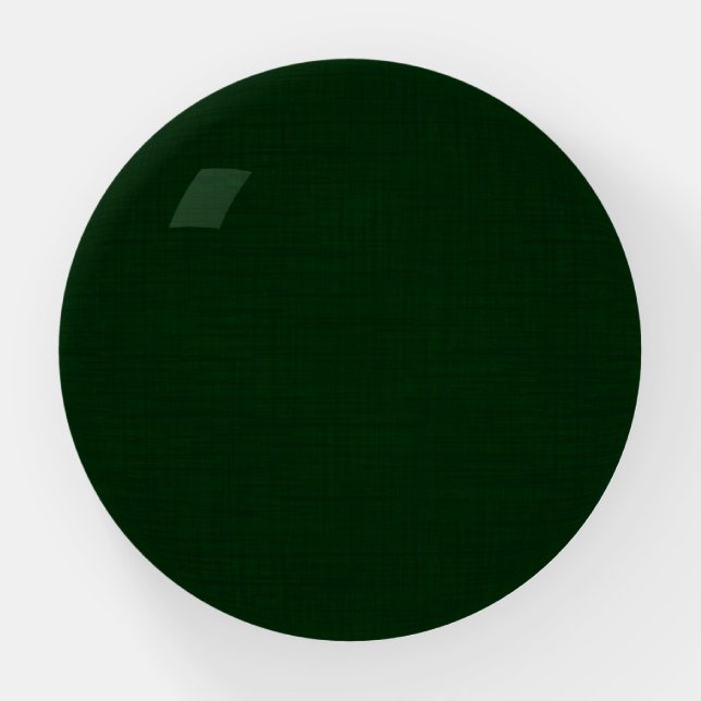 Dark green textured paperweight (Front)