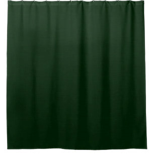 Dark green textured shower curtain