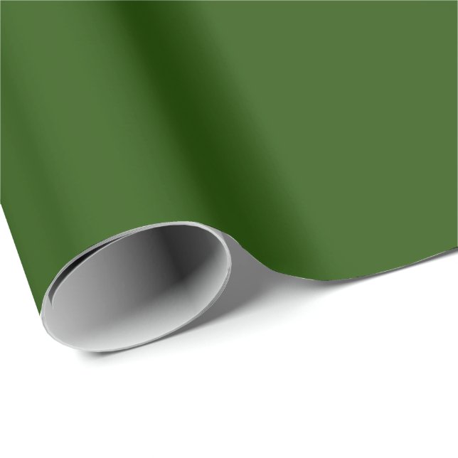 Dark Green  Wrapping Paper (Roll Corner)