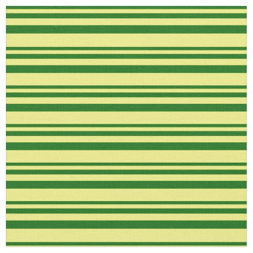 Dark Green & Yellow Colored Pattern Fabric