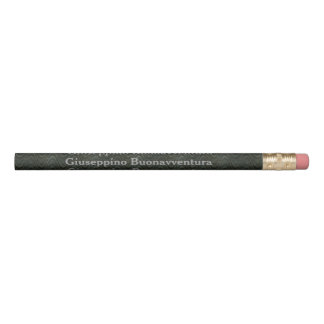 Dark Green Zigzag Business or Personal Customized Pencil