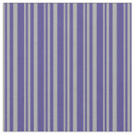 [ Thumbnail: Dark Grey and Dark Slate Blue Stripes Pattern Fabric ]