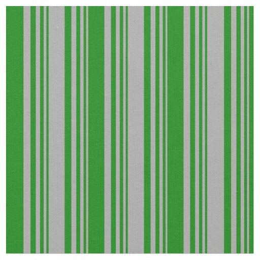 Dark Grey and Green Lines/Stripes Pattern Fabric