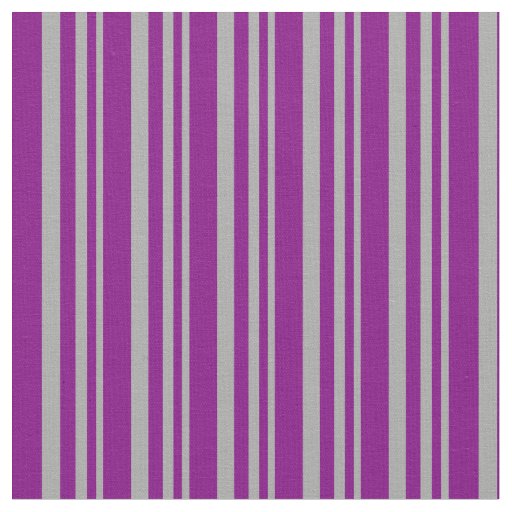 Dark Grey and Purple Lines Pattern Fabric