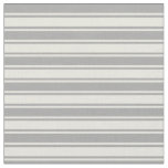 [ Thumbnail: Dark Grey & Beige Colored Stripes Pattern Fabric ]
