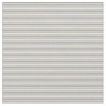 [ Thumbnail: Dark Grey & Beige Pattern of Stripes Fabric ]