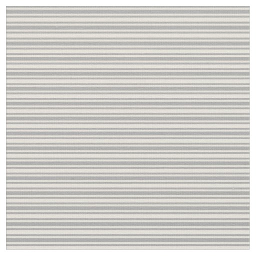 Dark Grey & Beige Pattern of Stripes Fabric