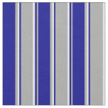 [ Thumbnail: Dark Grey, Dark Blue, and Beige Colored Lines Fabric ]