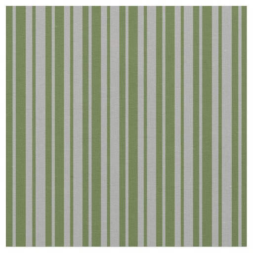Dark Grey & Dark Olive Green Pattern Fabric