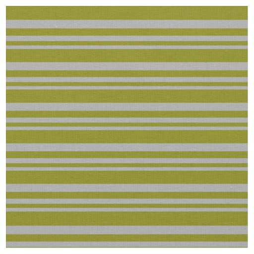 Dark Grey & Green Lines Pattern Fabric