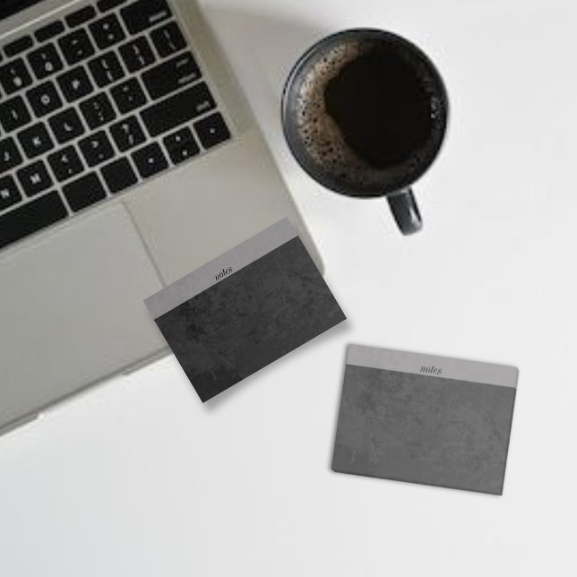 Dark Grey Modern Concrete 'Notes Pad' | Minimal Post-it Notes (Creator Uploaded)