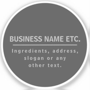 Dark Grey Multi-Purpose Transparent Sticker