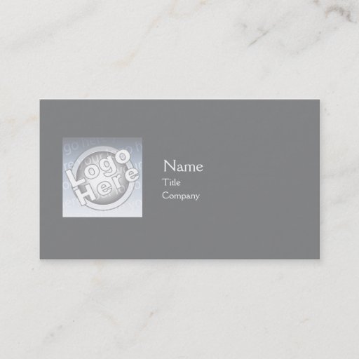Customizable Dark Grey Plain - Business Business Cards